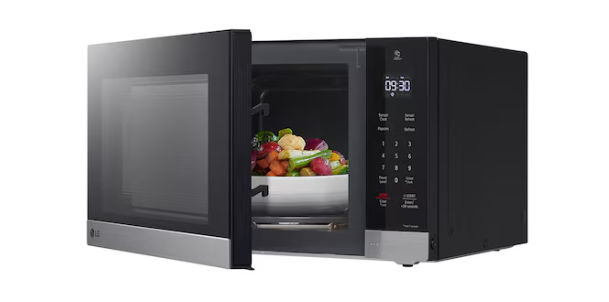  Smart sensor microwave heating food, automatically adjusting time and power for even cooking without overcooking